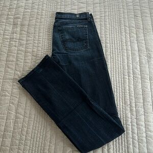7 for All Mankind Straight Leg Indigo Wash Size 25 Denim Jeans